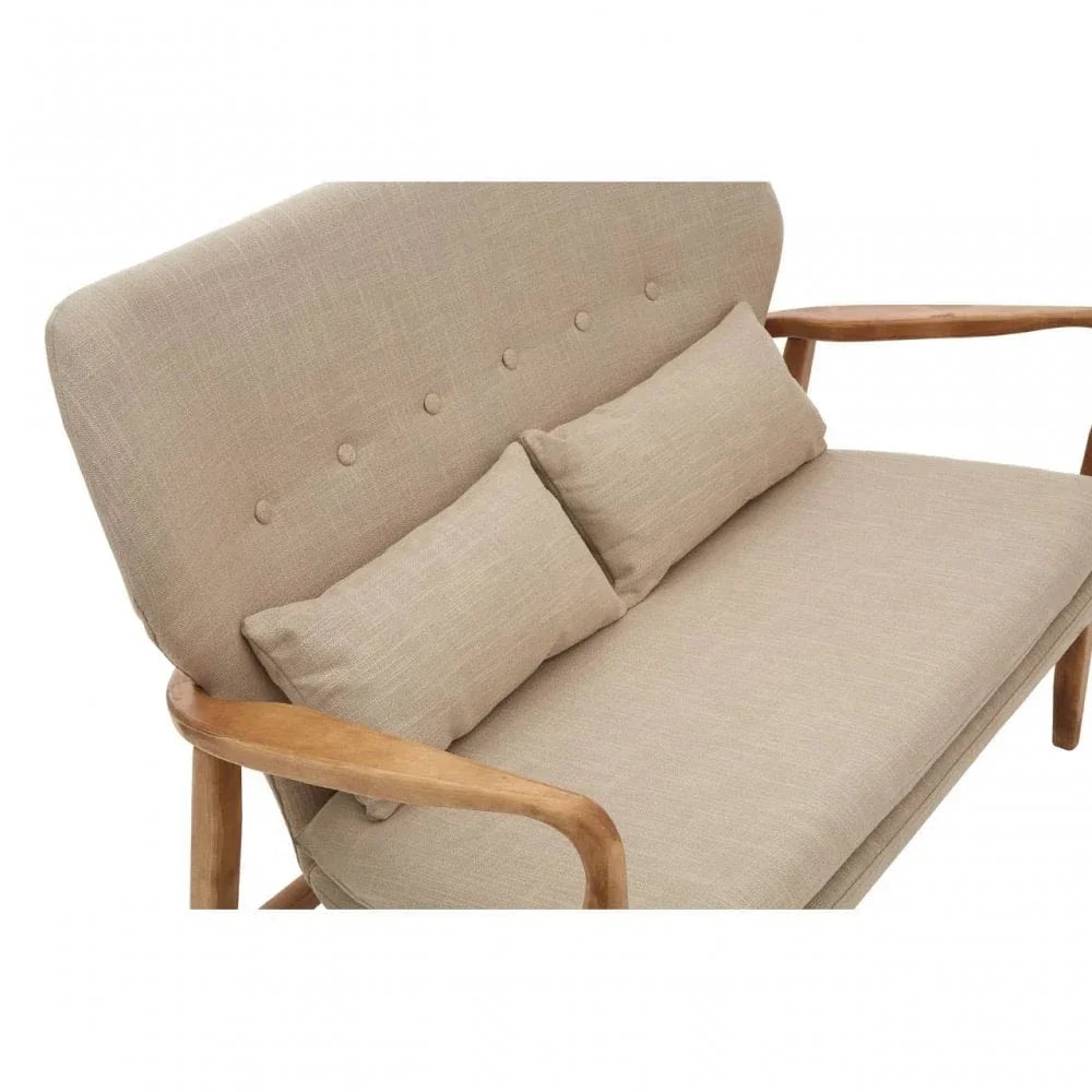 Nexus Birch Wood Frame 2 Seat Sofa