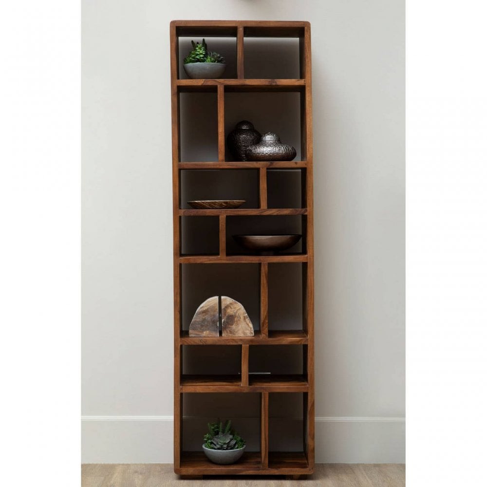 Valora Sheesham Wood Shelf Unit