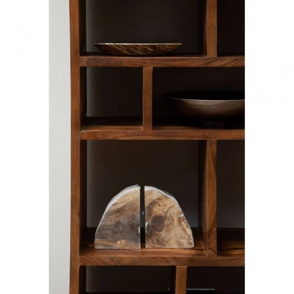 Valora Sheesham Wood Shelf Unit