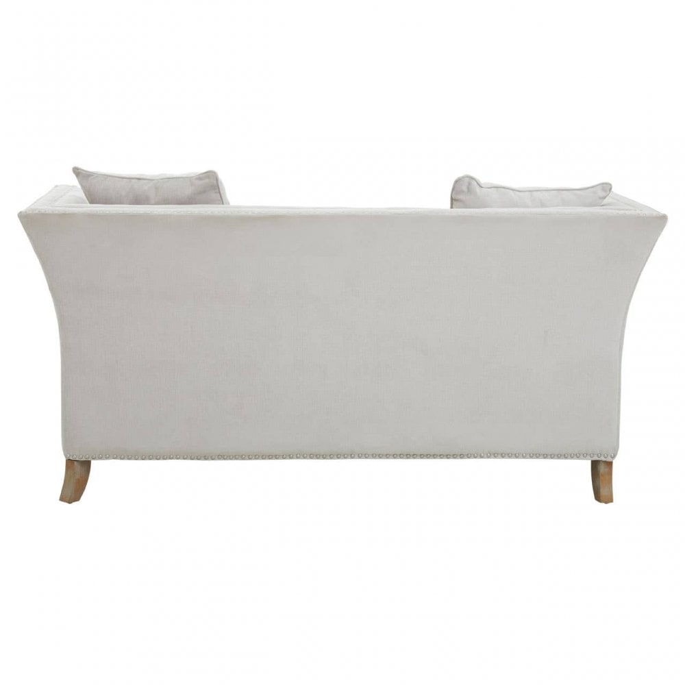 Solace Two Seat Grey Fabric Sofa