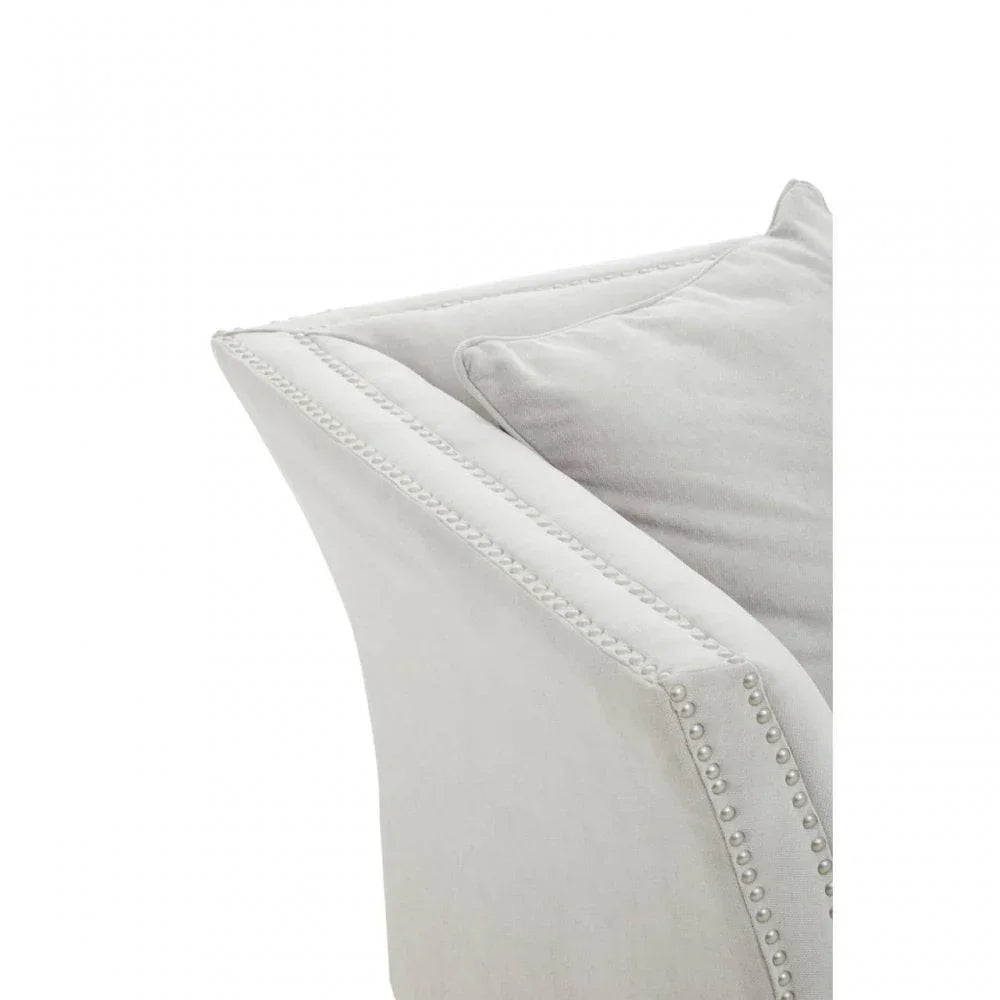 Solace Two Seat Grey Fabric Sofa