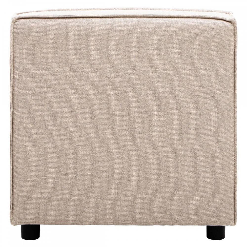 Celeste Natural Fabric Armless Sofa