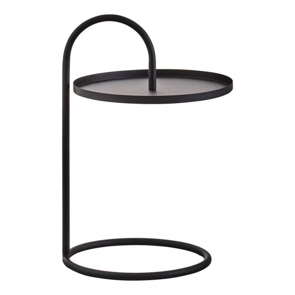Orion Black Hanging Top Side Table