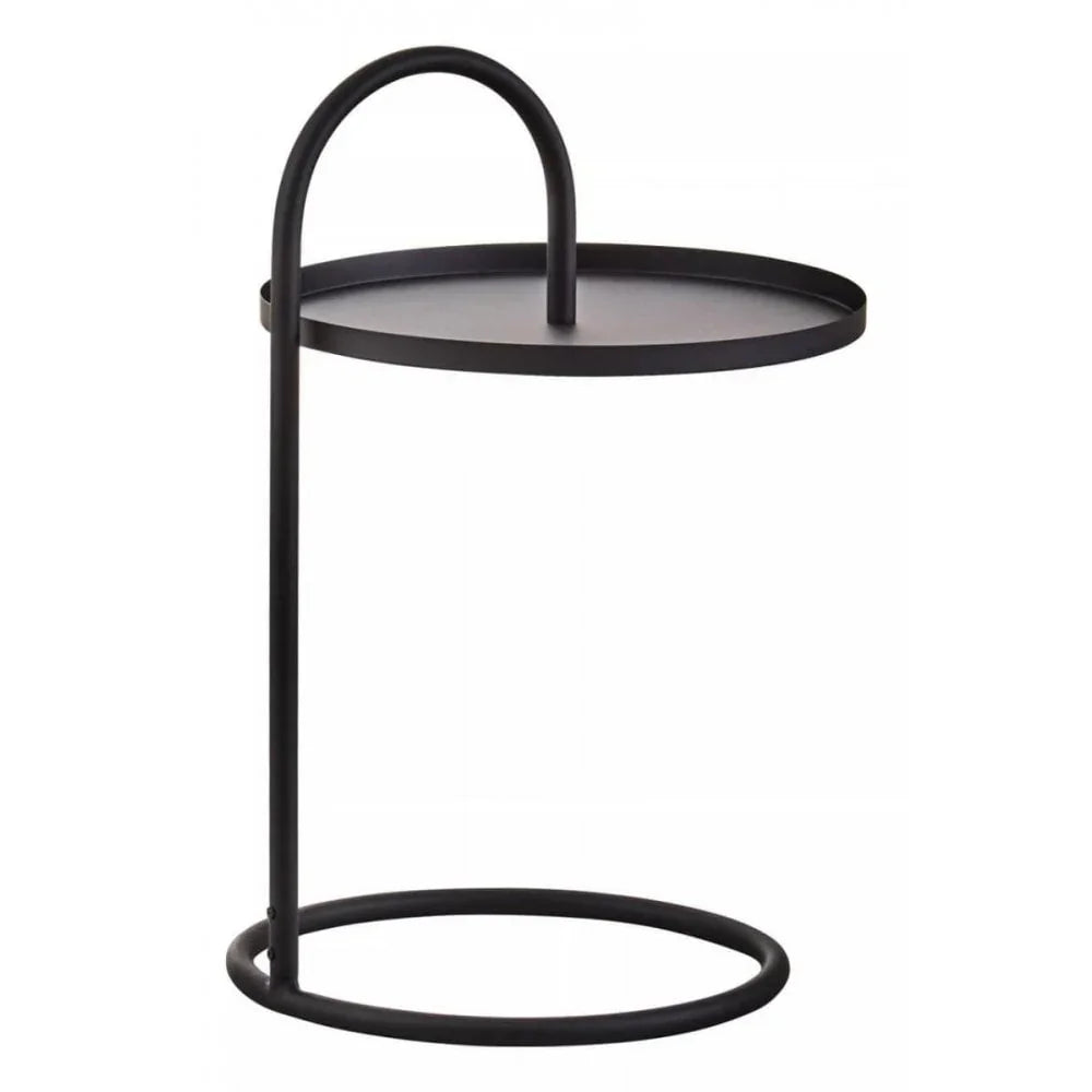 Orion Black Hanging Top Side Table