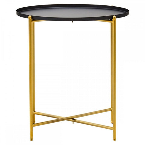 Orion Black Top Side Table