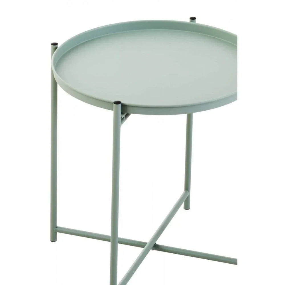 Orion Green Iron Side Table
