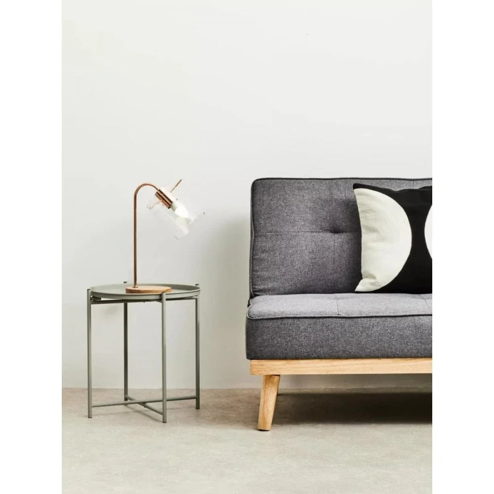 Orion Grey Iron Side Table