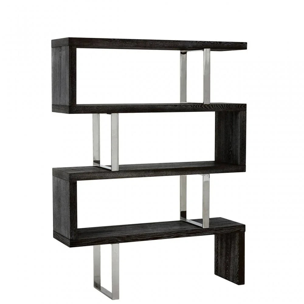 Oakwood 4 Tier Shelf Unit