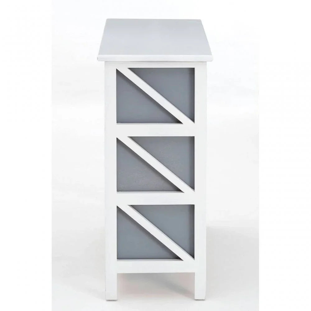 Oakstone 6 Grey Drawers Unit