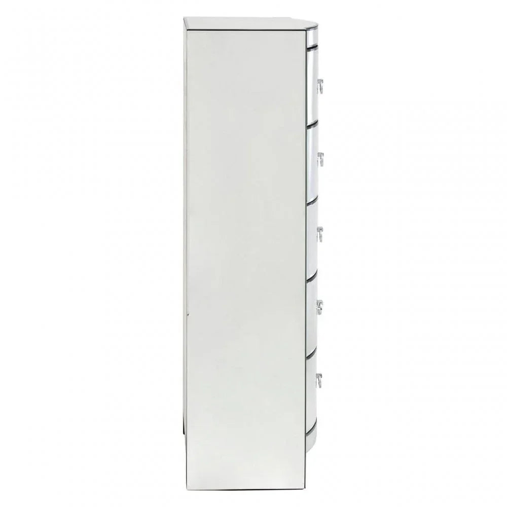 Calista Curved Tall Boy Drawers