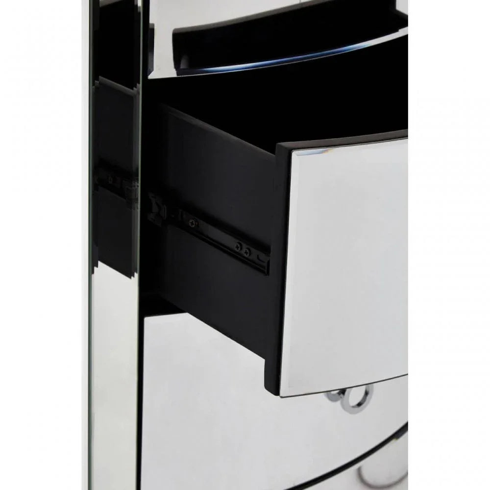 Calista Curved Tall Boy Drawers