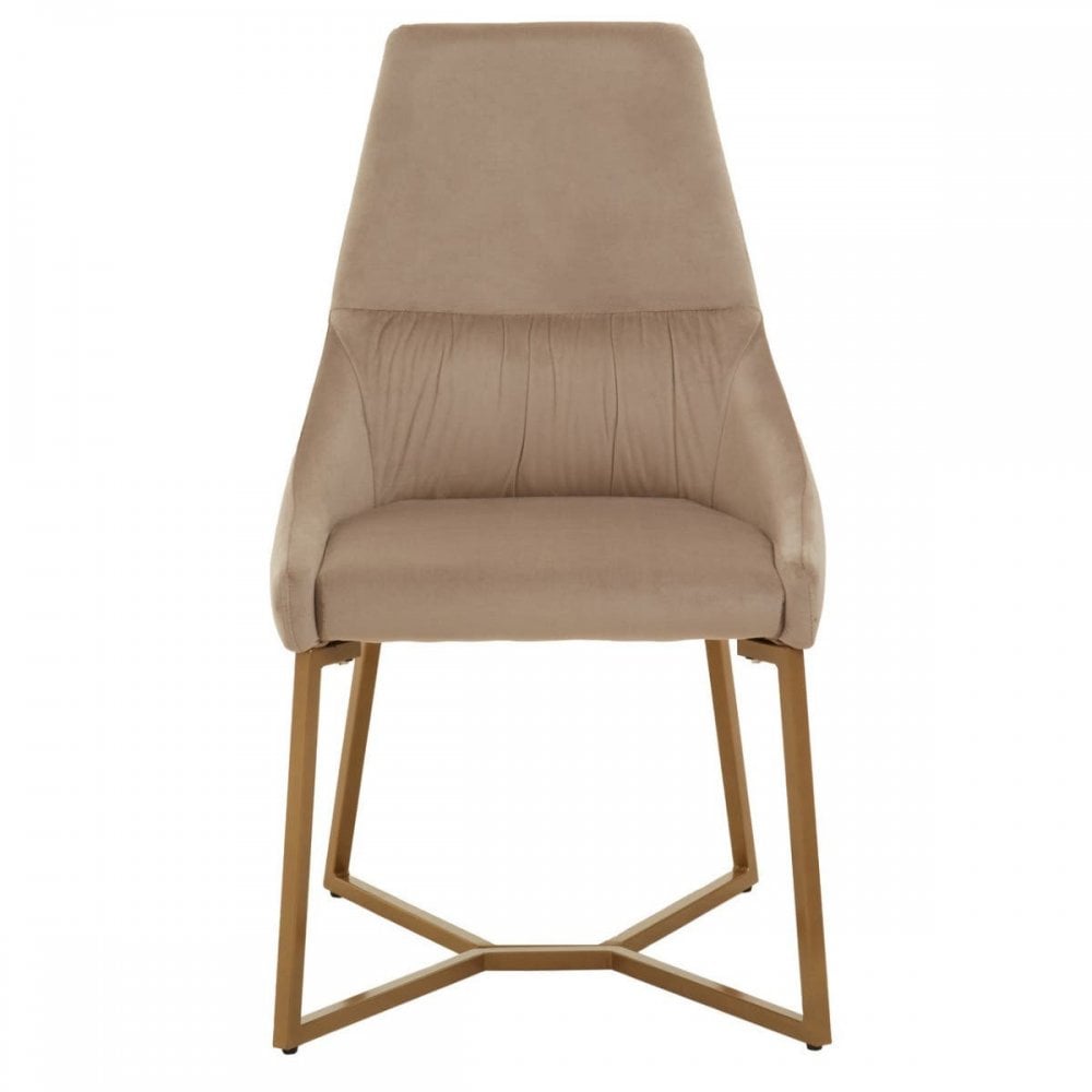 Valencia Mink Velvet Dining Chair