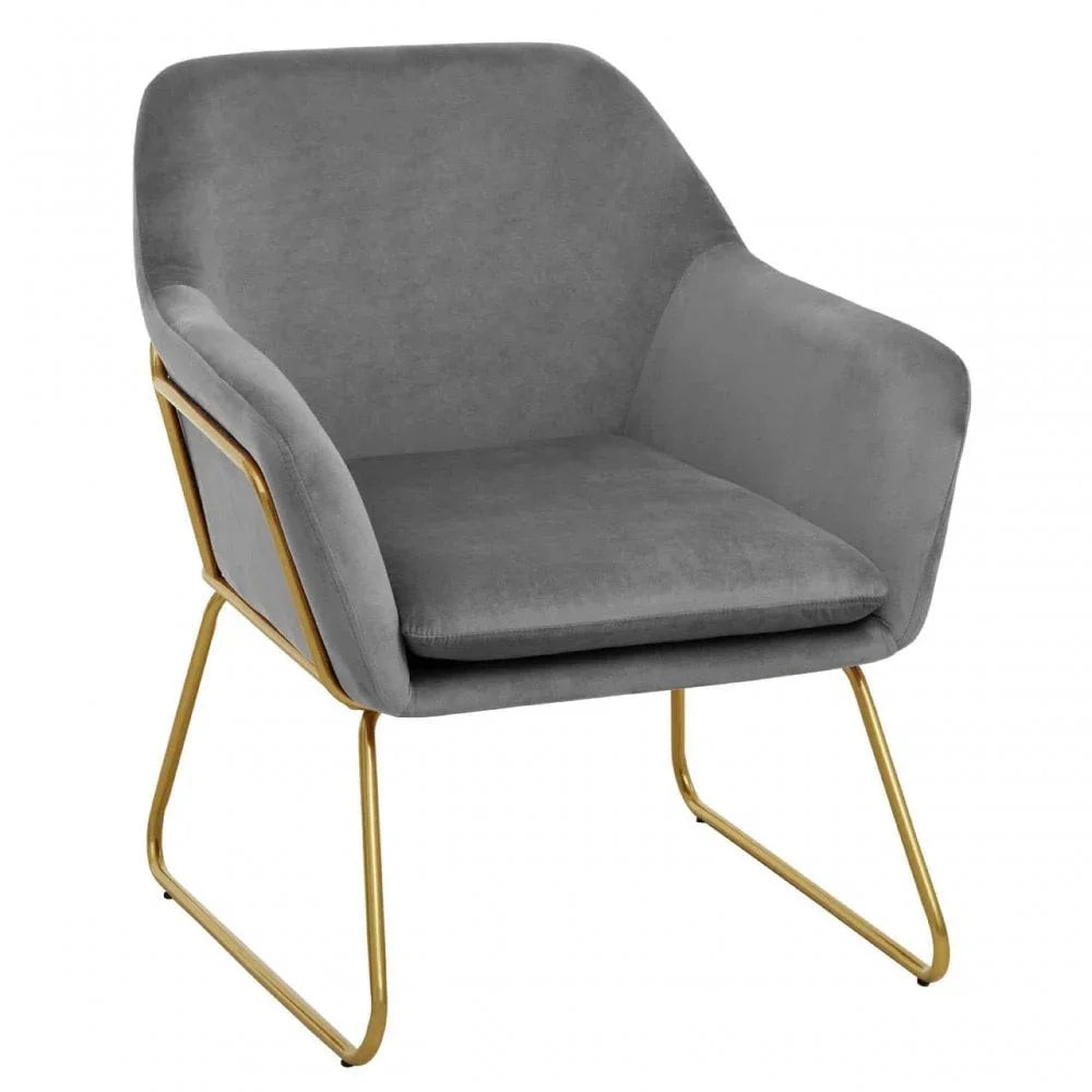 Franklin Velvet Armchair