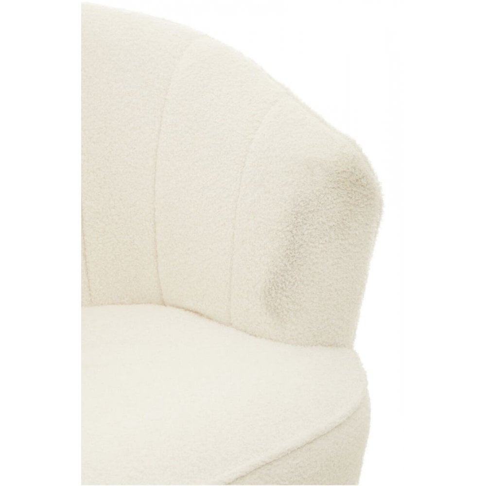 Arden Channel Armchair With Gold Finish Legs