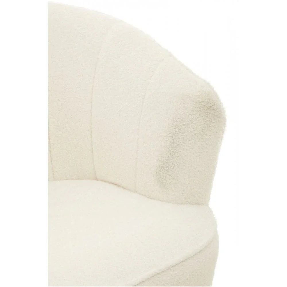 Arden Channel Armchair With Gold Finish Legs