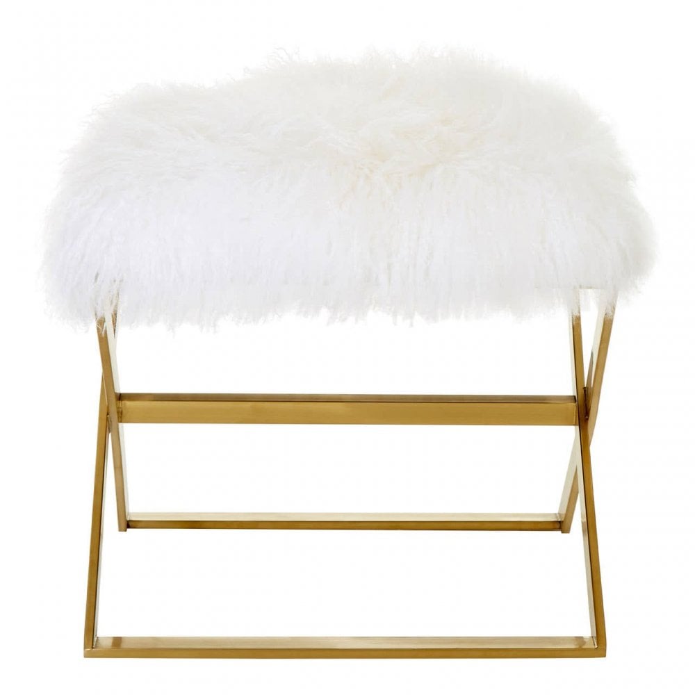 Coris Sheepskin Stool