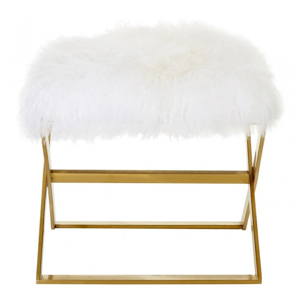 Coris Sheepskin Stool