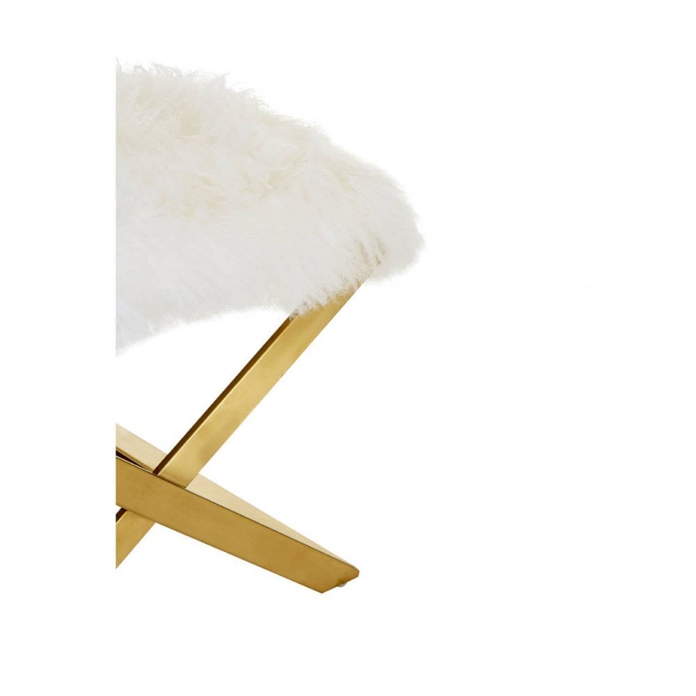 Coris Sheepskin Stool