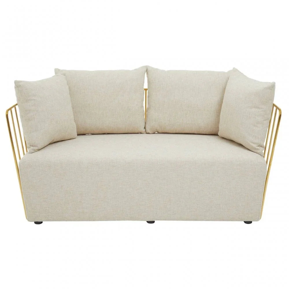 Flora Two Seat Fabric Sofa