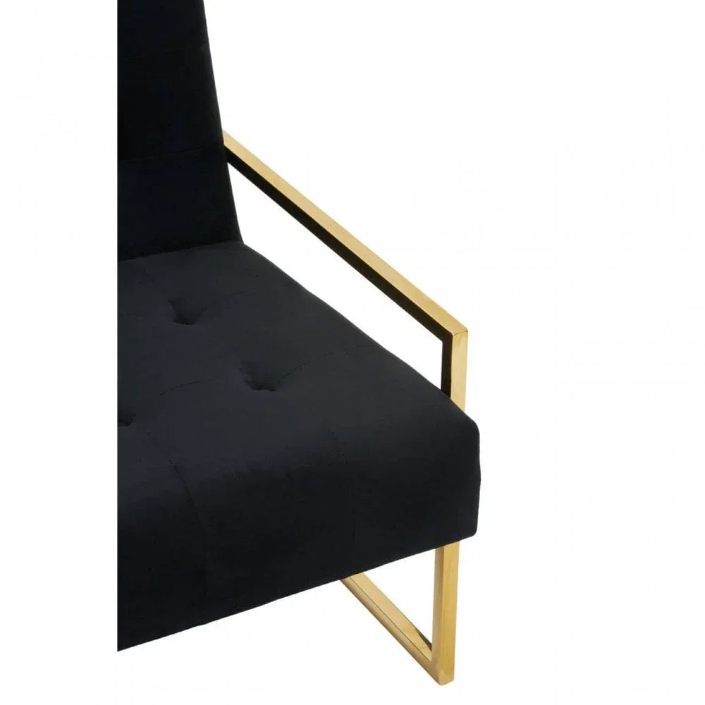 Flora Two Seat Velvet Sofa