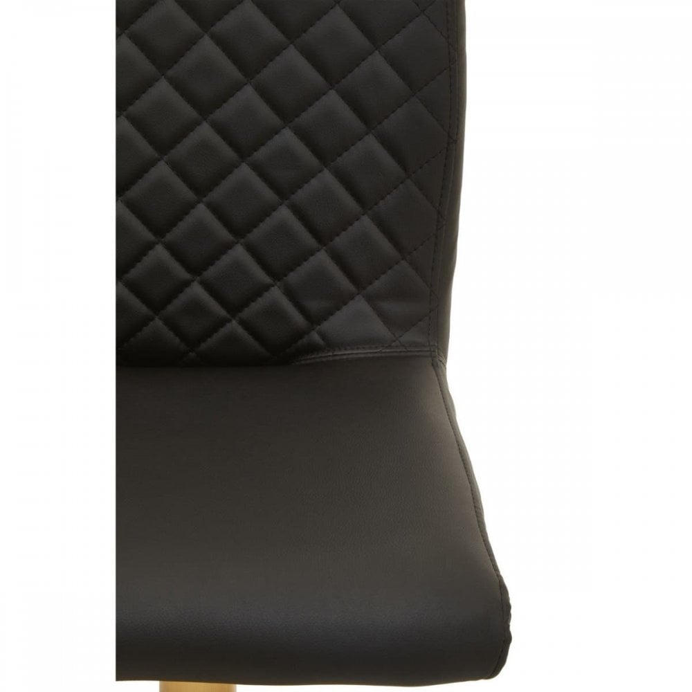 Elara Black And Gold Bar Stool