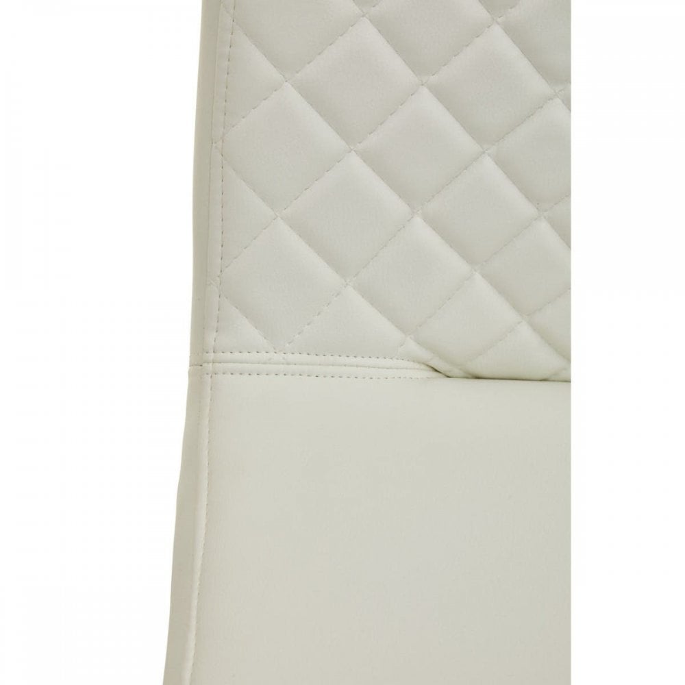 Elara White And Gold Bar Stool