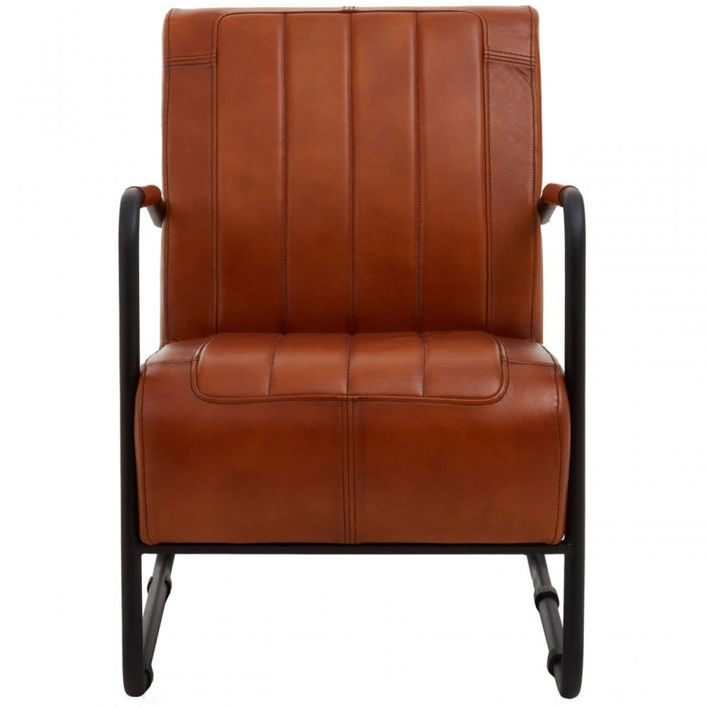 Bison Leather Armchair