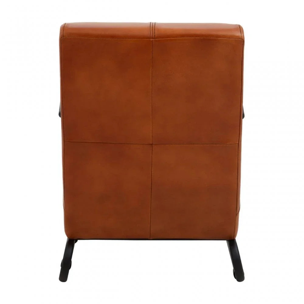 Bison Leather Armchair