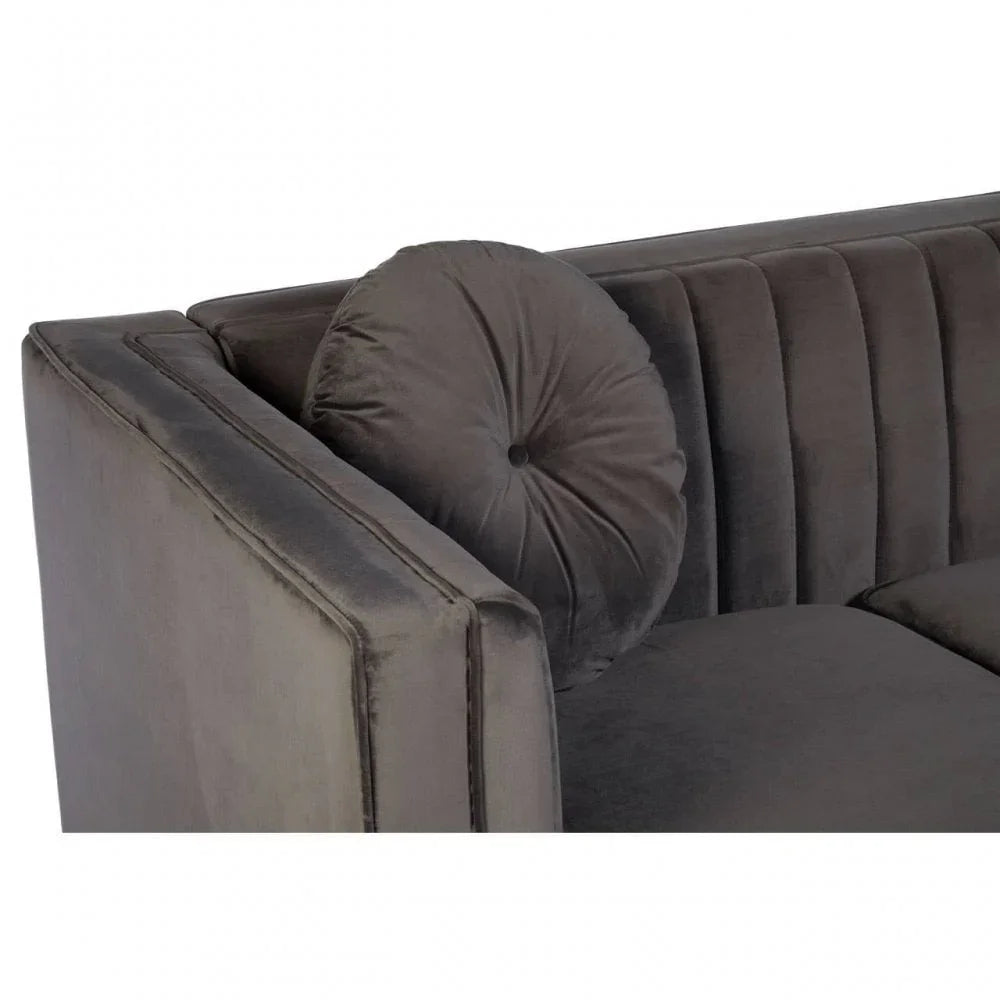 Farrah Two Seat Velvet Sofa