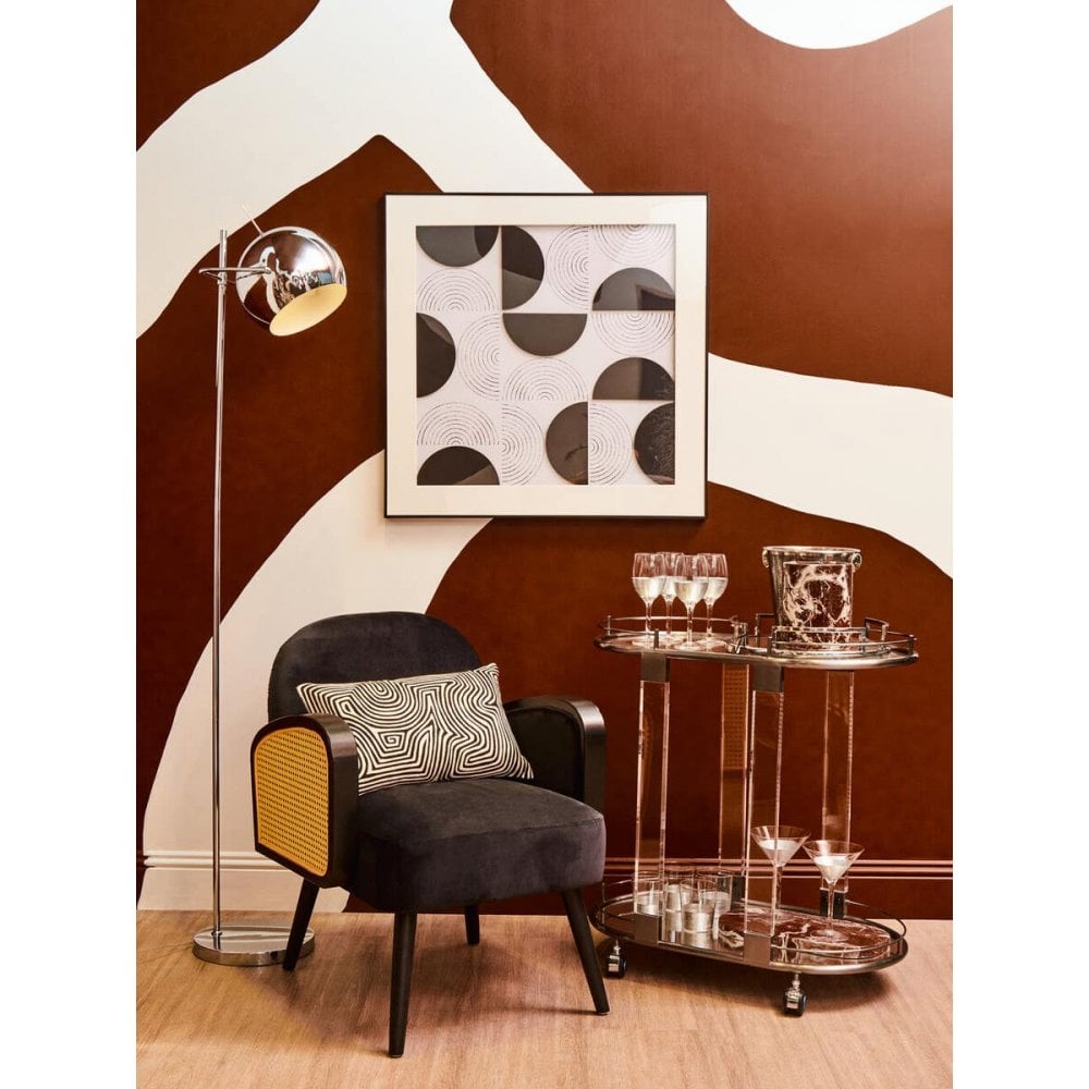 Elara Velvet Armchair