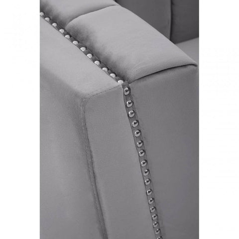 Mason Three Seat Velvet Sofa