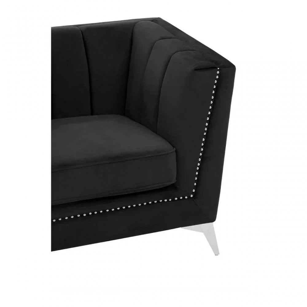 Mason Two Seat Velvet Sofa