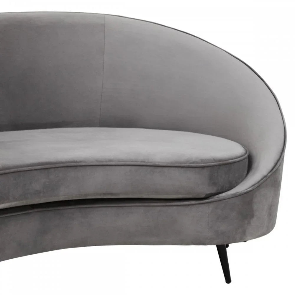 Camila Three Seat Velvet Sofa