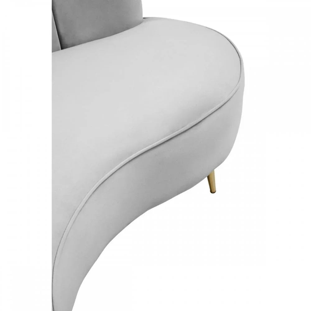 Camila Three Seat Velvet Sofa