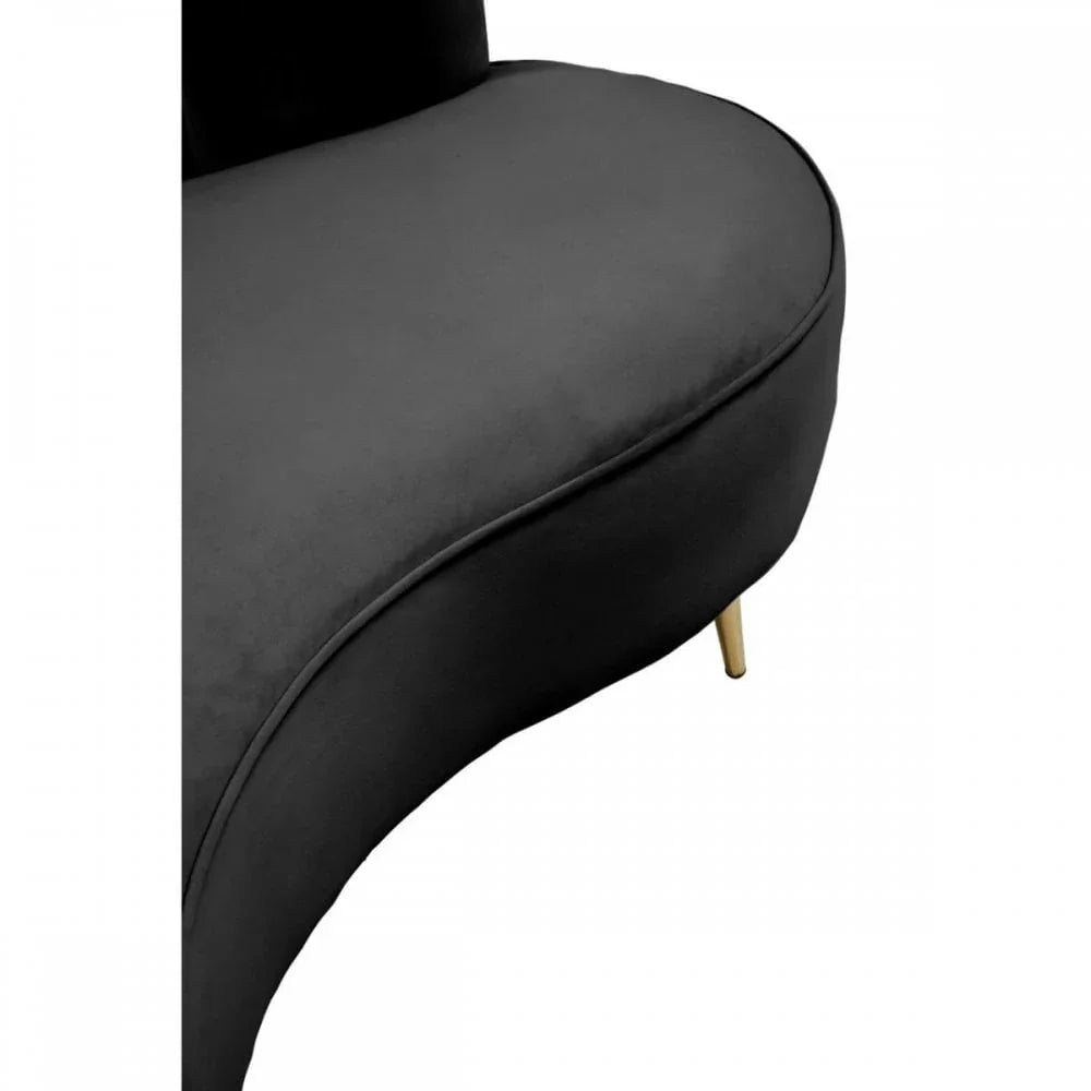 Camila Three Seat Velvet Sofa