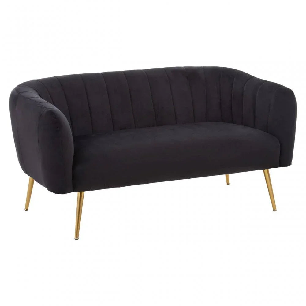 Elyse Two Seat Velvet Sofa