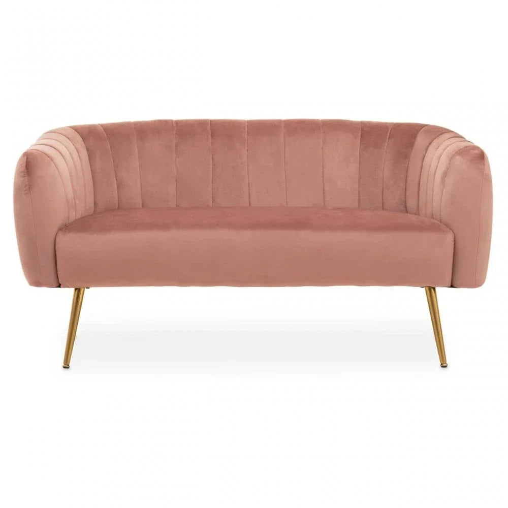 Elyse Two Seat Velvet Sofa
