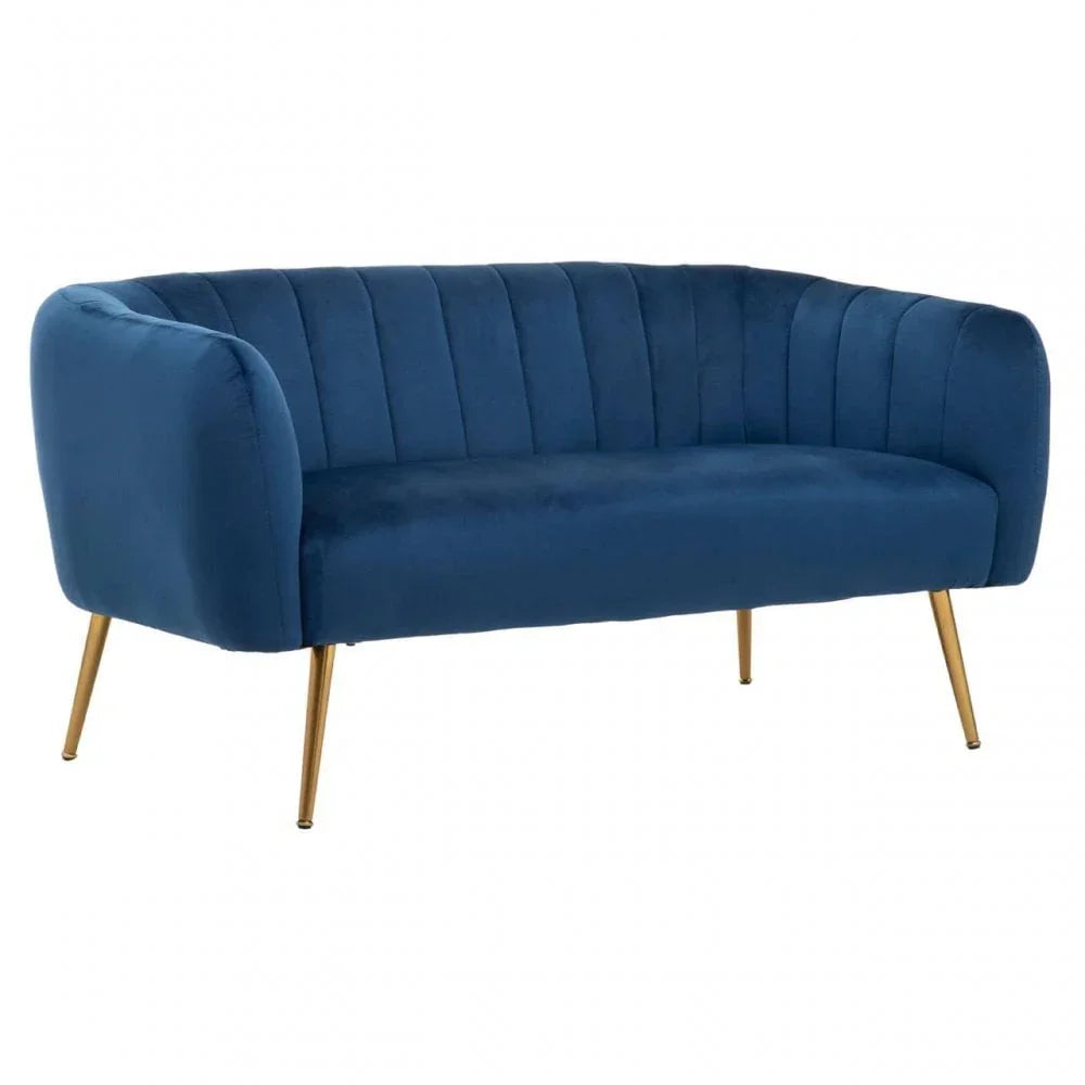 Elyse Two Seat Velvet Sofa