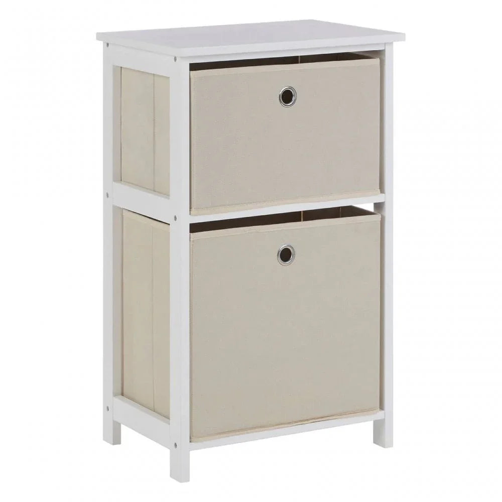 Marlow 2 Fabric Drawers Cabinet