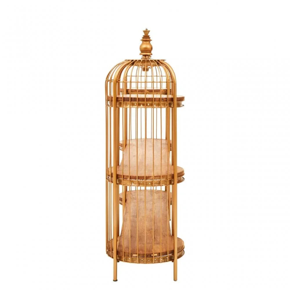 Cameron Long Birdcage Shelf Unit