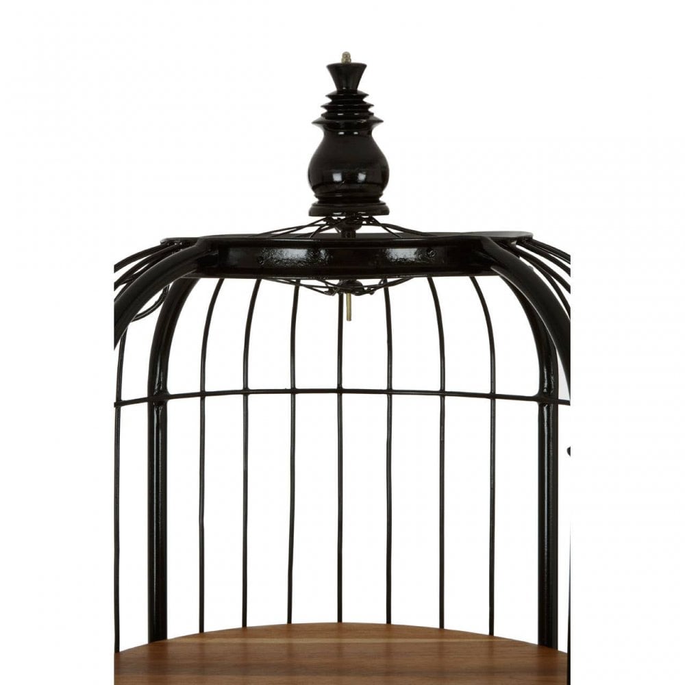 Cameron Small Finish Birdcage Shelf Unit