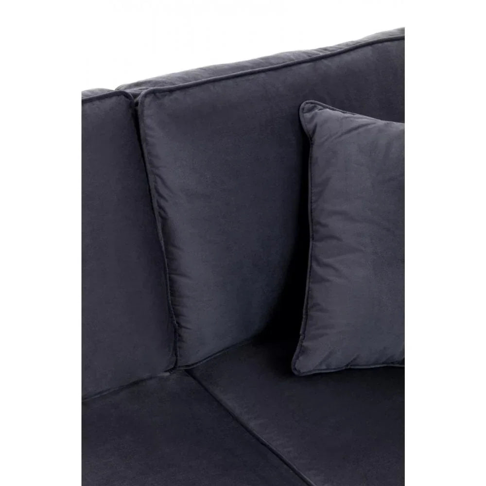 Camden Three Seat Velvet Sofa