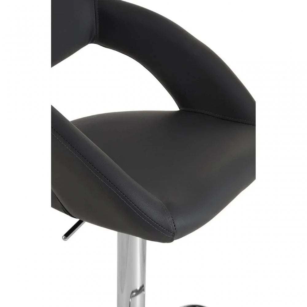 Tawny Faux Leather Bar Chair