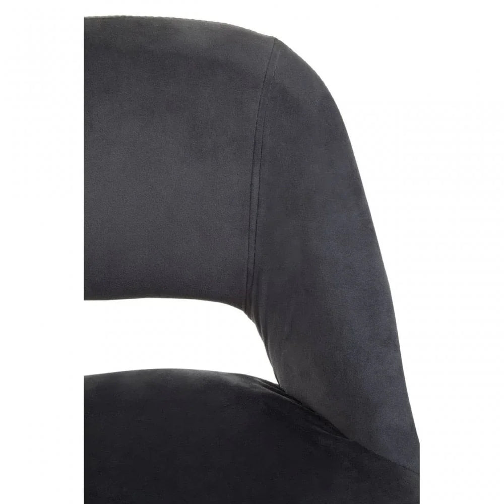 Ashton Velvet Bar Chair