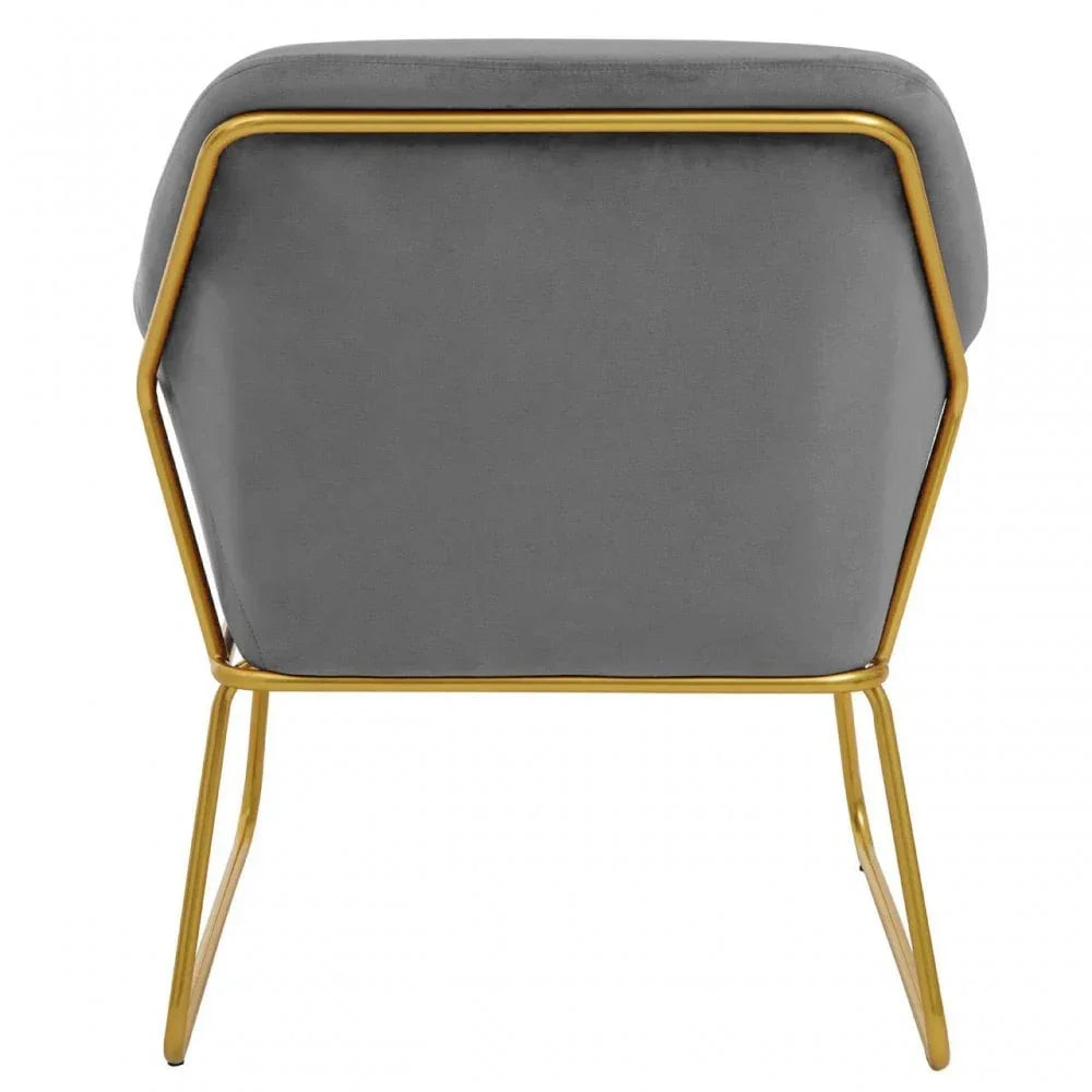 Franklin Velvet Armchair