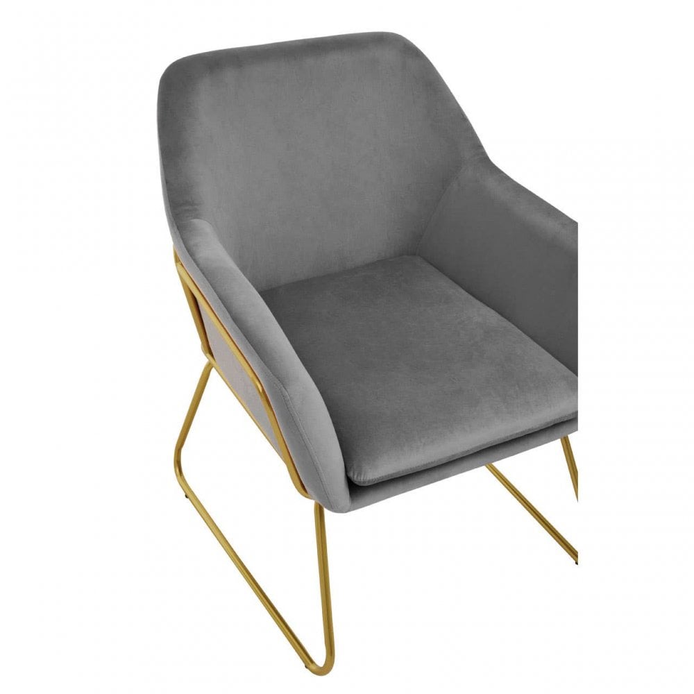 Franklin Velvet Armchair