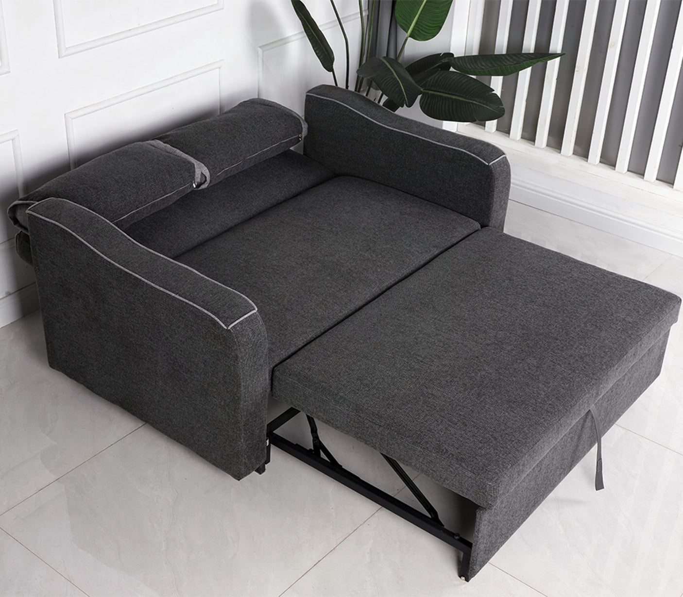 Aspen Sofa Bed - Charcoal