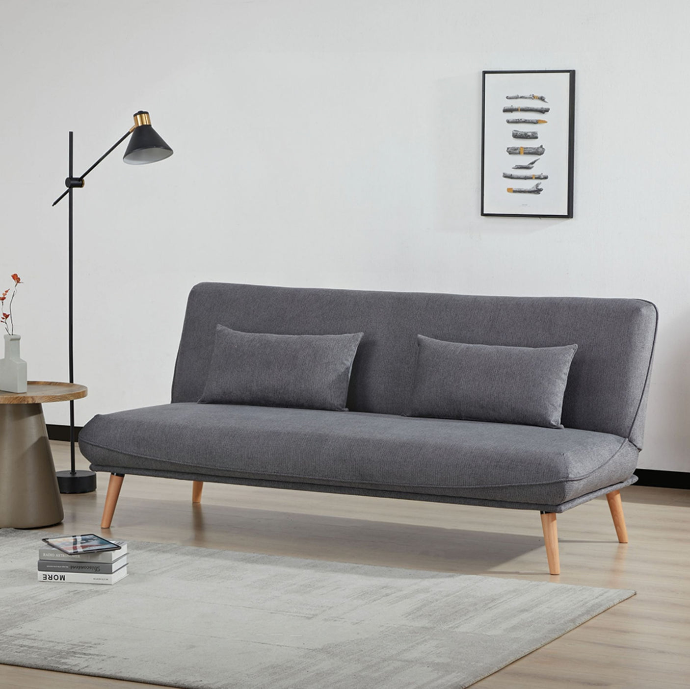 Arga Sofa Bed - Dark Grey
