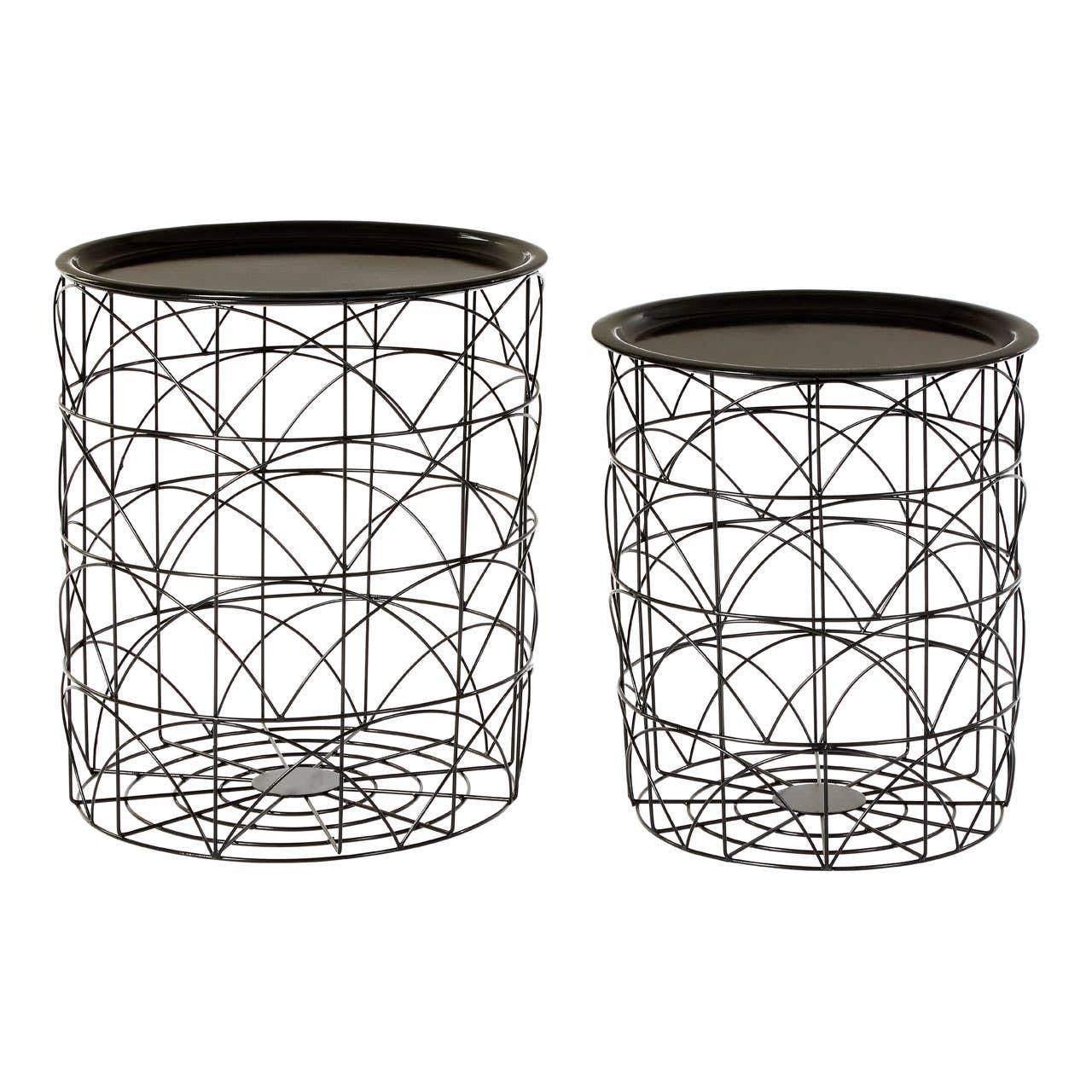 Urban Chic Wire Basket Tables