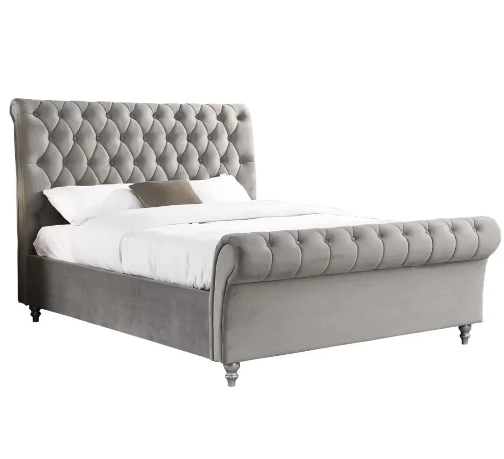 Kilkenny Silver Bed - 4FT6 - W 148 X H 135 X L 239 - KILKENNYSILVERBED